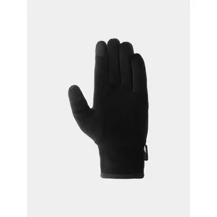 Rękawiczki - Rękawiczki 4F CAS U047 głęboka czerń 4FAW23AGLOU047 (kolor Czarny, rozmiar L) - grafika 1