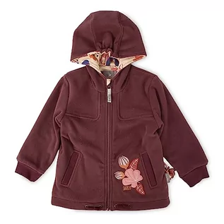 Kurtki i płaszcze dla dziewczynek - Sigikid Mini dziewczęca kurtka polarowa Autumn Forest, czerwony, 98 cm - grafika 1