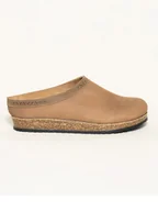 Klapki i japonki damskie - kitz-pichler Skórzane chodaki "Stegmann" w kolorze jasnobrązowym - miniaturka - grafika 1