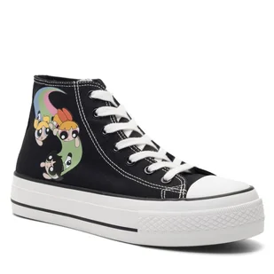 Trampki Sprandi GP40-AW23-119WBPPG-A Czarny - Buty dla dziewczynek - miniaturka - grafika 1