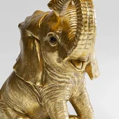 Lampy stojące - KARE Happy Elefant lampa stołowa z kloszem - miniaturka - grafika 1