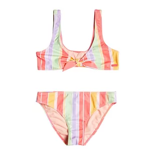 Strój kąpielowy dwuczęściowy dziecięcy ROXY Ocean Treasure Bralette - Stroje kąpielowe dla dziewczynek - miniaturka - grafika 1