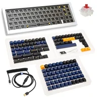 Klawiatury - Ducky Outlaw 65 USB US English Srebrny GATA-2582 - miniaturka - grafika 1