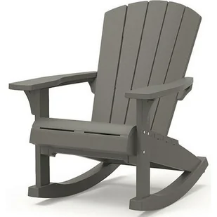 Fotel bujany KETER Adirondack 17211446 Szary - Fotele i krzesła ogrodowe - miniaturka - grafika 1