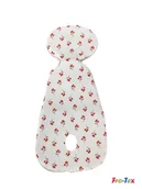 Akcesoria do fotelików - Wkładka antypotowa do fotelika 0-6 mc muślinowa jarzębinka - miniaturka - grafika 1