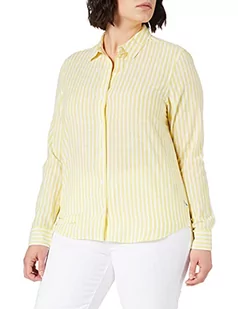 Wrangler Damska koszula w paski, Buttercup Yello, S - Koszule damskie - miniaturka - grafika 1