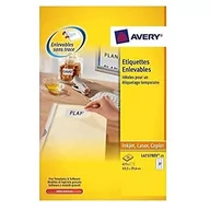 Papier do drukarek - Avery Zweckform Zweckform Zweckform etykiety 63.5mm x 29.6mm A4 białe 27 etykiety odłączana pakowany po 25 szt. L4737REV-25 do drukarek laserow L4737REV-25 - miniaturka - grafika 1