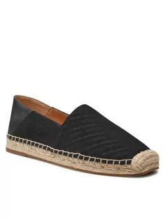 Espadryle męskie - Emporio Armani Espadryle X4S026 XN172 K001 Czarny - grafika 1