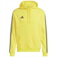 Bluzy męskie - Bluza męska adidas Tiro 23 League Sweat Hoodie żółta IC7850 M - miniaturka - grafika 1