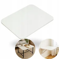 Zestawy mebli dla dzieci - Blat Stołu 50 X 70 X 1,8 Cm.na Stolik ,płyta Meblowa Laminowana Biała - miniaturka - grafika 1