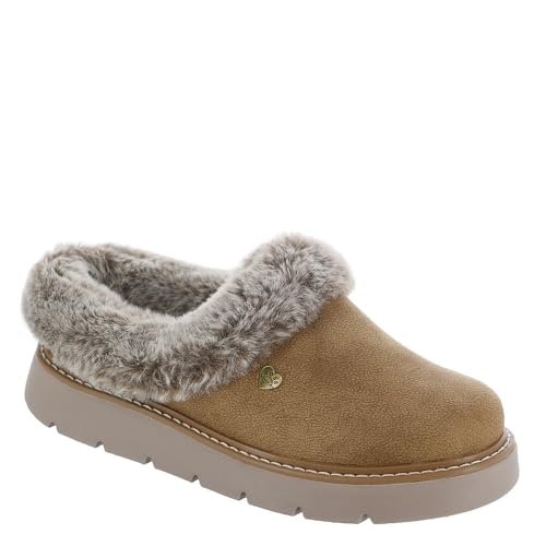 Skechers Damskie kapcie Keepsakes Lite Cozy Blend, Kasztan, 39 EU