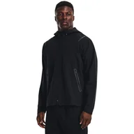 Kurtki męskie - Męska kurtka treningowa UNDER ARMOUR UA UNSTOPPABLE JACKET - czarna - miniaturka - grafika 1