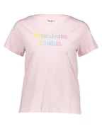 Koszulki i topy damskie - Pepe Jeans Koszulka w kolorze jasnoróżowym - miniaturka - grafika 1