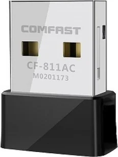 Karta sieciowa Comfast Comfast WiFi-USB adapteris, 650Mbps, 2.4GHz, 5GHz CF-811AC - Karty sieciowe - miniaturka - grafika 1