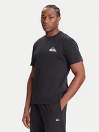 Koszulki męskie - Quiksilver T-Shirt Ev Mini Logo Ss EQYZT08181 Czarny Regular Fit - miniaturka - grafika 1