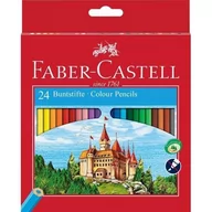 Przybory szkolne - Faber-Castell Kredki 24 kolory Zamek - miniaturka - grafika 1