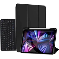 Etui do tabletów - Etui Alogy Klawiatura Bluetooth Touchpad 4w1 Magnetyczne Pencil do Apple iPad Pro 12.9 2021 Czarne - miniaturka - grafika 1