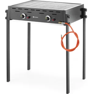 Grill gazowy MASTER PRO BLACK 790 x 560 mm 11.6 kW - Piece, kotły  i płyty grzejne gastronomiczne - miniaturka - grafika 1