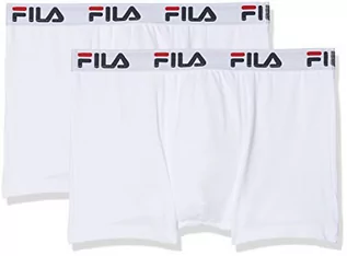 Majtki męskie - FILA Fila Bokserki męskie 2 sztuki FU5016/2 MAN BOXER 300 S, 300 białe, S, FU5016/2 FU5016/2 - grafika 1