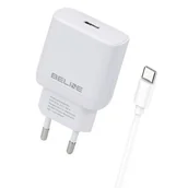 Ładowarki do telefonów - Ładowarka sieciowa BELINE BLNCW30C 30W GaN Biały - miniaturka - grafika 1