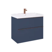 Szafki łazienkowe - ELITA LOOK 80 2S NAVY BLUE MATT PDW  SZAFKA WISZĄCA 168575 - miniaturka - grafika 1