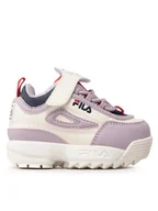 Buty dla dziewczynek - Fila Sneakersy Wb Disruptor Tdl FFK0092.13159 Biały - miniaturka - grafika 1