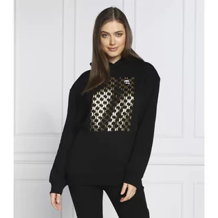 Bluzy damskie - Karl Lagerfeld Bluza Monogram Ikonik | Regular Fit - grafika 1