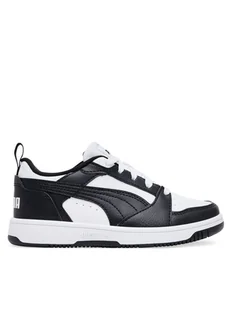 Puma Sneakersy Rebound V6 Lo PS 393834 01 Biały - Buty dla chłopców - miniaturka - grafika 1