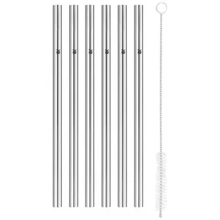 WMF Słomki Baric 18 cm ze szczoteczką 6 szt. 608976040 - Shakery barmańskie - miniaturka - grafika 2