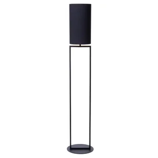 Lampa podłogowa do salonu Herman 30762/81/30 Lucide abażurowa czarna - Lampy stojące - miniaturka - grafika 1