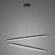 Oprawy, klosze i abażury - Lampa Ledowe Okręgi No. 2 Φ120 cm in 4k czarna Altavola Design (Barwa światła barwa dzienna, Kierunek padania światła do wewnątrz, Kolor Czarny, Możliwość ściemniania nie) - miniaturka - grafika 1