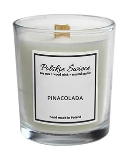 PINACOLADA - Świeca sojowa z drewnianym knotem - Świece - miniaturka - grafika 1