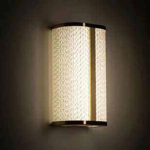 Ledowy, elegancki, złoty kinkiet łazienkowy 10730 z serii PALMAS - Lampy ścienne - miniaturka - grafika 3