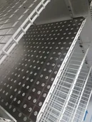 Szafy i witryny chłodnicze - Nakładka perforowana, nierdzewna, szlifowana na półkę do szaf 625 / 725 / 825 RAPA - miniaturka - grafika 1