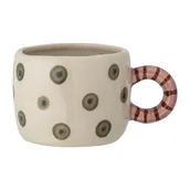 Kubki dla dzieci - Zielona kamionkowa filiżanka na espresso 115 ml Nini – Bloomingville - miniaturka - grafika 1