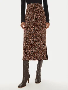 Joseph Ribkoff Spódnica ołówkowa 244260 Brązowy Regular Fit - Spódnice - miniaturka - grafika 1