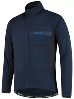 Kurtki męskie - Męska Kurtka Rowerowa Rogelli Barrier Witerjacket  | Blue - Rozmiar M - grafika 1