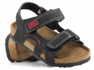 Sandały dziecięce dla chłopca - Big Star LL374141, czarne - Buty dla chłopców - miniaturka - grafika 1