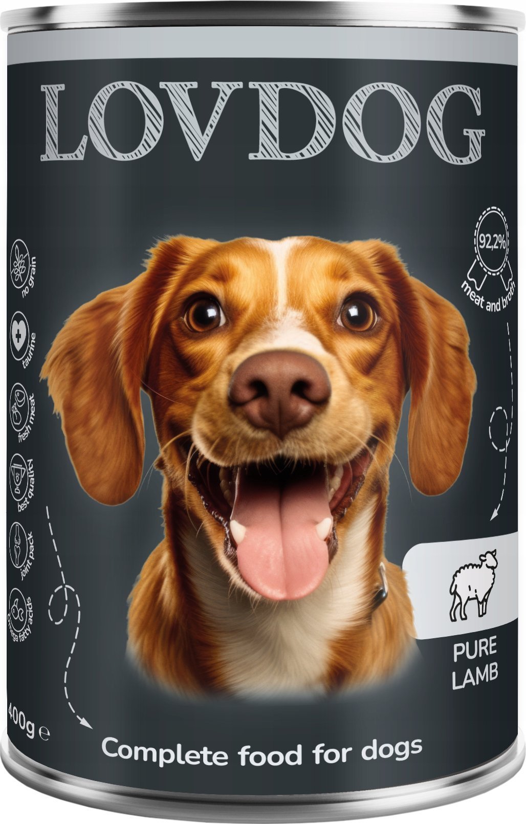 Lovdog Pure Lamb puszka 400g