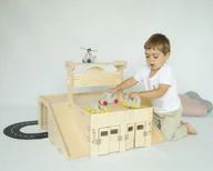 Zabawki kreatywne - Drewniany Garaż - miniaturka - grafika 1