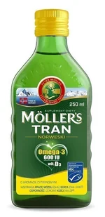 Mollers tran norweski cytrynowy 250 ml - Suplementy diety - miniaturka - grafika 1