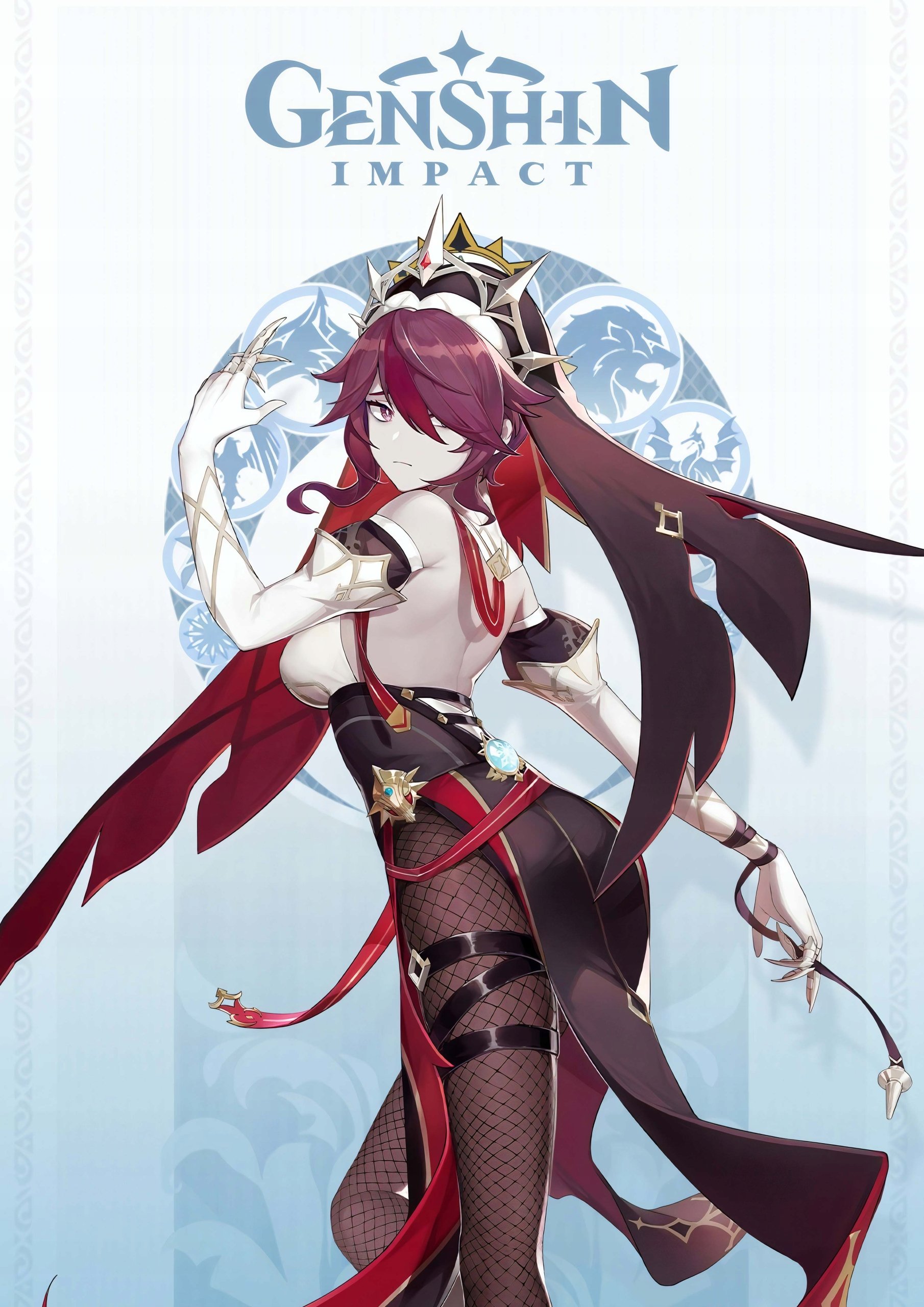 Plakat A2 Genshin Impact Rosaria