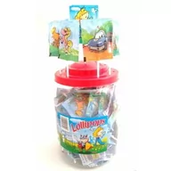 Gumy do żucia, lizaki, dropsy - LIZAKI PŁASKIE O SMAKACH OWOCOWYCH I COLA Z. W. C. KARWIT TADEUSZ MATYSZKIEL 0,6 - miniaturka - grafika 1