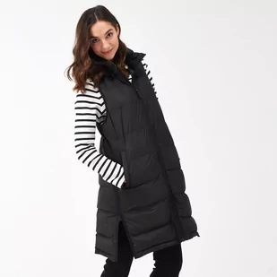 Regatta Damska Kamizelka Pikowana Długa Ganella Czarny, Rozmiar: 34 - Kamizelki damskie - miniaturka - grafika 1