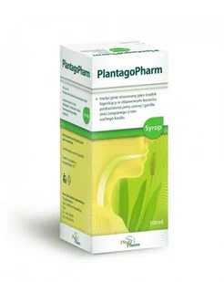 PhytoPharm KLEKA S.A PlantagoPharm syrop 100 ml - Przeziębienie i grypa - miniaturka - grafika 1