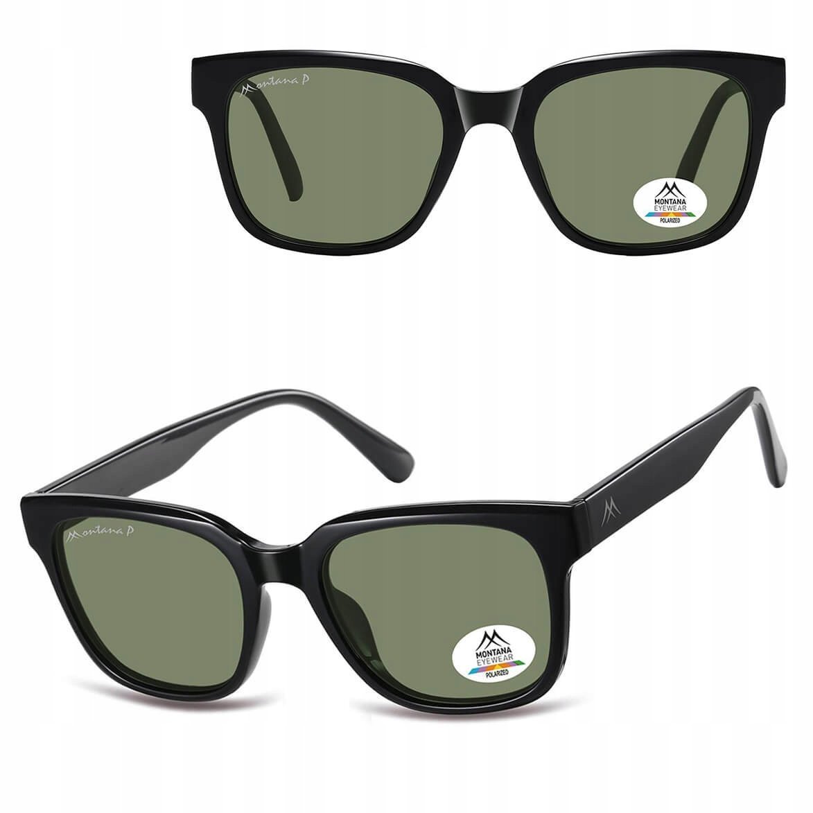 Okulary Przeciwsłoneczne Prostokątne Polaryzacyjne Damskie/Męskie MONTANA