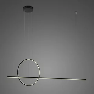 Lampa wisząca LINEA No.2 Φ40 cm czarna 3k 30W Altavola Design (Barwa światła delikatnie ciepła, Kolor Czarny, Możliwość ściemniania nie) - Lampy sufitowe - miniaturka - grafika 2