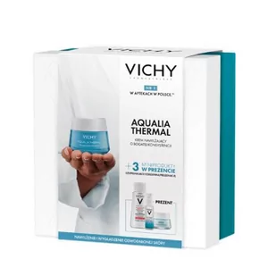 Vichy Aqualia Thermal zestaw Krem do twarzy na dzień 50 ml + krem do twarzy na noc 15 ml + serum do twarzy 10 ml + woda micelarna 100 ml dla kobiet - Zestawy kosmetyków damskich - miniaturka - grafika 1