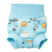 Kąpielówki dla chłopców - Splash About Happy Nappy pieluszka do kąpieli dla dzieci, nowy ulepszony model, niebieski, 36 miesięcy HNPNOAM - miniaturka - grafika 1