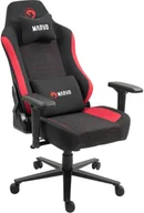 Fotele gamingowe - Fotel Marvo Dla gracza fotel KAHN RED, czarny-czerwony - miniaturka - grafika 1